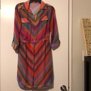 Muse size 4 multi-colored dress